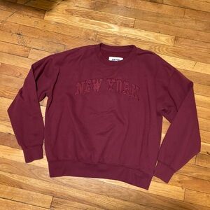 Maroon New York Sweatshirt